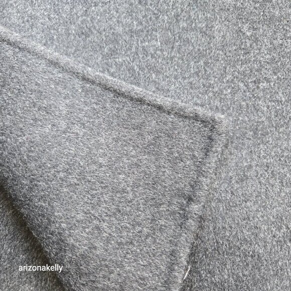 NWT Wool Blend Double Faced Overcoat in Graphite The Reset R Label XS - Picture 11 of 13